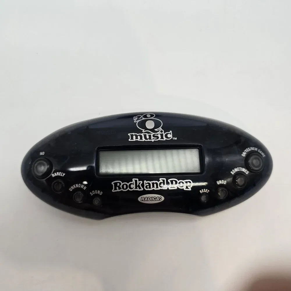 20 Questions MUSIC Rock And Pop 20Q Handheld Electronic Game